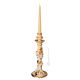 PORTACANDELE Candle holders ceramic artistic ornament baroque style with 24k gold details