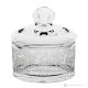 ESTRO Glass sugar bowl with superior quality lid and modern design.