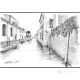 FONDAMENTA S. CATERINA - VENICE Drawing with pencil on paper modern Made in Italy 