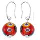 ORECCHINI MILLEFIORI fashion jewellery Earrings handmade pearls in Murano-Venice glass with Murrine authentic Made in Italy