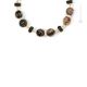 COLLANA EMILY fashion jewellery collier necklace handmade pearls in Murano-Venice glass with aventurine authentic Made in Italy