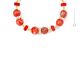 COLLANA EMILY fashion jewellery collier necklace handmade pearls in Murano-Venice glass with aventurine authentic Made in Italy