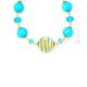 COLLANA MIRHO fashion jewellery collier necklace handmade pearls in Murano-Venice glass with gold 18k authentic Made in Italy