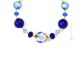 COLLANA MARMO fashion jewellery collier necklace handmade pearls in Murano-Venice glass with gold 18k authentic Made in Italy