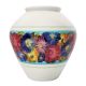 VASO ROMBO MILLEFIORI Ceramic vase handcraft handmade hand painted authentic Made in Italy from the Friuli region