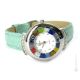 STAR wristwatch with Murrine Murano glass hand made authentic Made in Italy