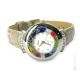 STAR wristwatch with Murrine Murano glass hand made authentic Made in Italy