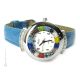 STAR wristwatch with Murrine Murano glass hand made authentic Made in Italy