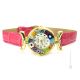 LADY wristwatch with Murrine Murano glass hand made authentic Made in Italy