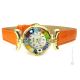 LADY wristwatch with Murrine Murano glass hand made authentic Made in Italy