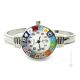 RIALTO wristwatch with Murrine Murano glass hand made authentic Made in Italy