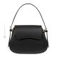 ANNABELLE women's hand bag and Crossbody Bag in real handcrafted black leather