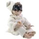 PULCINELLA Romantic Capodimonte mask, timeless carnival elegance.