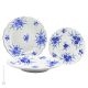 PIATTI ROSESPINE Collection set 6 dishes plates service for 2 Persons tableware dinnerware Castelli ceramic handcraft  handpainted Made in Italy 