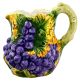 BROCCA UVA Pitcher carafe jug decanter original creations in artistic ceramic Made in Italy