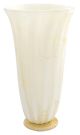 VASO COSTE ORO Murano Vase Glass Gold Leaf Decor Venice Made in Italy Handmade-Ivory-Gold