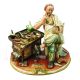 SHOEMENDER Statuette Statue Figure Porcelain Capodimonte Handmade Made in Italy Exclusive