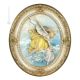 GUARDIAN ANGEL Picture Bas-relief Porcelain Capodimonte Made in Italy