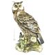 OWL Statuette Statue Figure Porcelain Capodimonte Handmade Made in Italy Exclusive