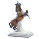 HORSE Statuette Statue Figure Porcelain Capodimonte Handmade Made in Italy Exclusive