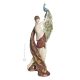 LADY WITH PEACOCK Statuette Statue Figure Porcelain Capodimonte Handmade Made in Italy Exclusive