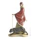 LADY WITH PANTHER Statuette Statue Figure Porcelain Capodimonte Handmade Made in Italy Exclusive