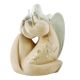 ANGEL WITH CETRA Statuette Statue Figure Porcelain Capodimonte Handmade Made in Italy Exclusive